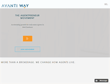 Tablet Screenshot of joinavantiway.com